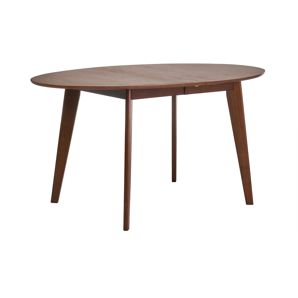 Table à manger extensible ovale en bois foncé L150-200 MARIK