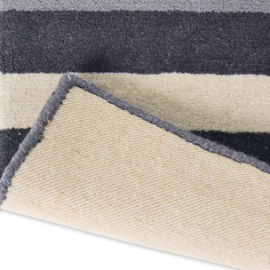 Tapis salon et chambre fait à la main en laine motif géométrique