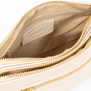 Barbania bolso bandolera mujer. Piel auténtica Dollaro.