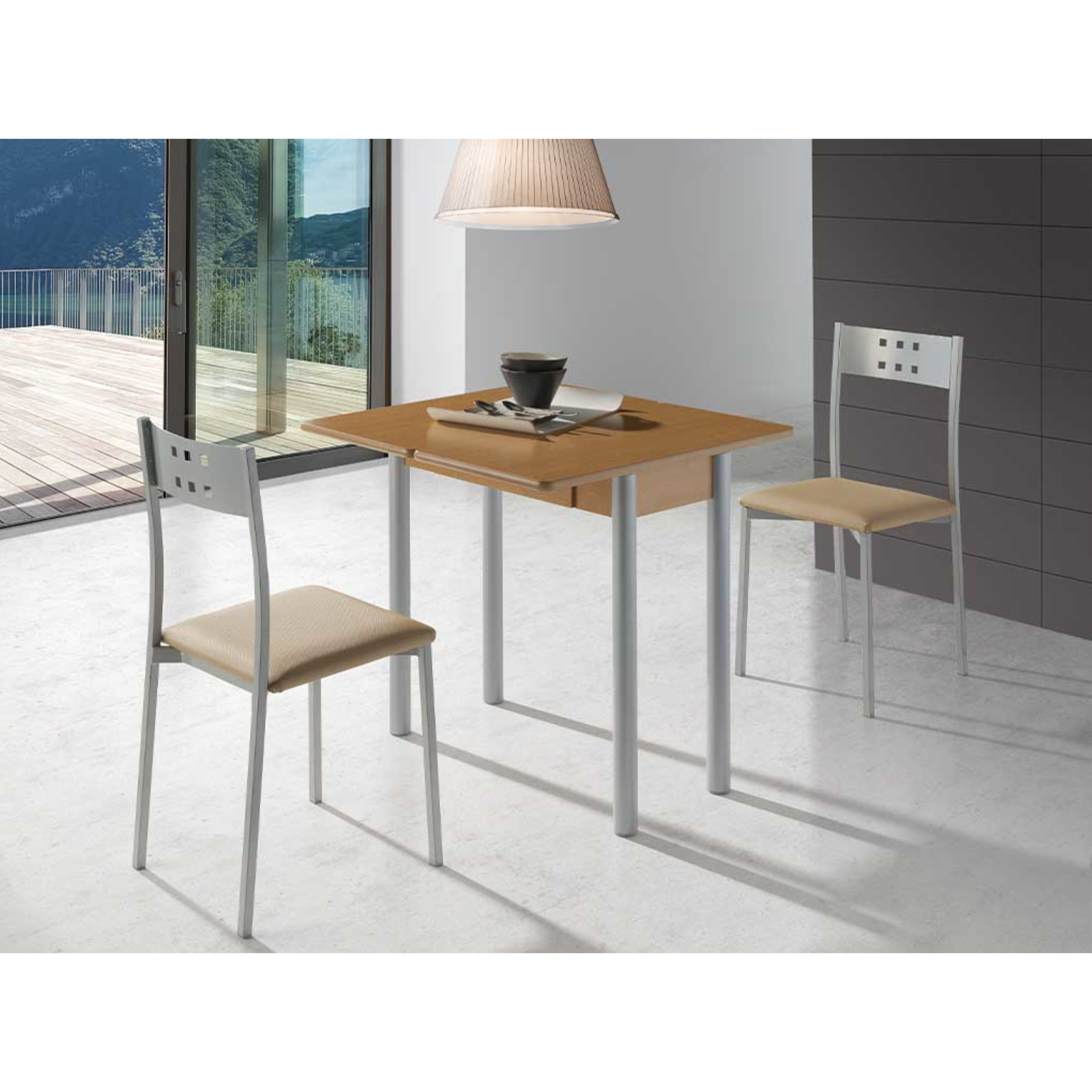 Mesa de cocina PISA - 80x40/80x76cm