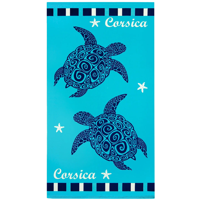 Serviette de plage microfibre - Piana - 90x170cm - 250g/m²