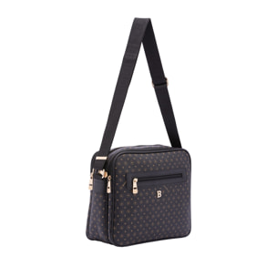 Borsa a tracolla da donna - Modello Iduna - Ecopelle e poliestere - 24.0 x 29.0 x 11.0 cm