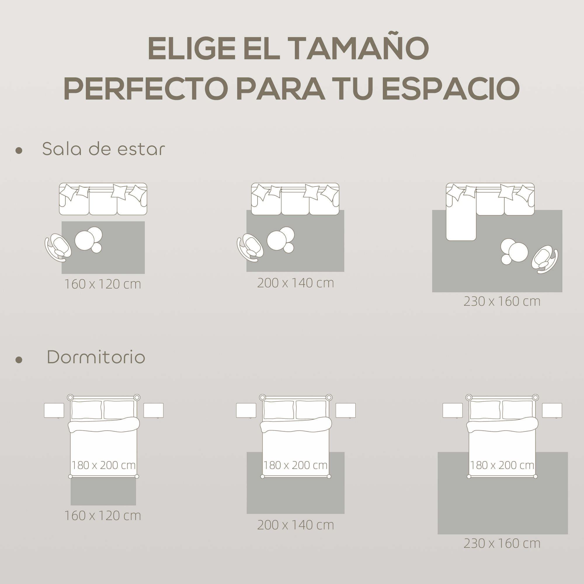 Alfombra Salón 160x120 cm Alfombra Pelo Corto Estilo Moderno Base Antideslizante Tejida a Máquina Tapete para Sala de Estar Dormitorio Comedor Crema