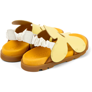 Sandalias - CAMPER Brutus - Amarillo - Cuero liso