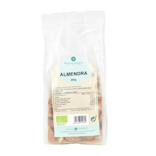 PLANETA HUERTO | Almendras Ecológicas con Piel – Ricas en Proteínas, Vitaminas y Minerales, Ideal para Snacks y Repostería, Bolsa de 200 g