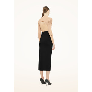 Gonna Crepe Jersey Skirt