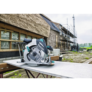 Sierra circular 36 V => 2 x 18 V Li-Ion 5 Ah Ø 190 mm (4 baterías) MAKITA - 4 baterías, cargador, maletín - DHS710PT4J