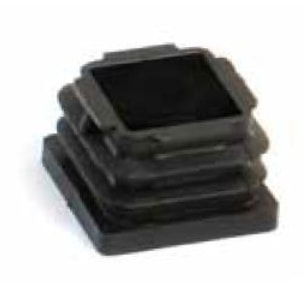 Embout noir entrant AVL pour tube carré - T20X20 - 37320