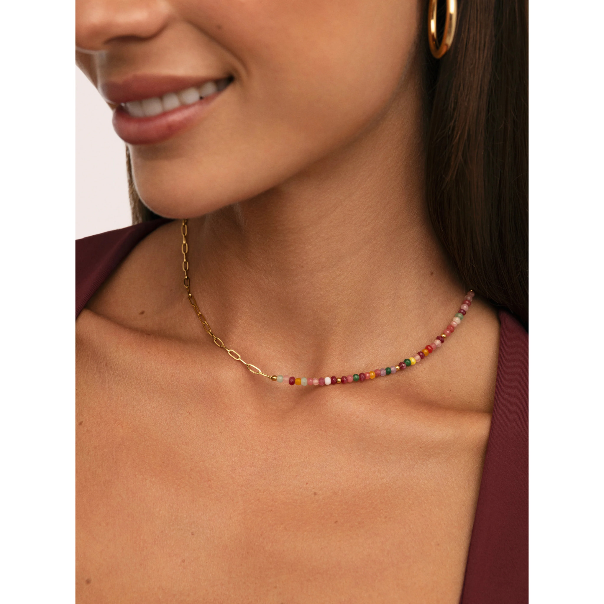 Collana Chic Amalia Acciao Placcato Oro