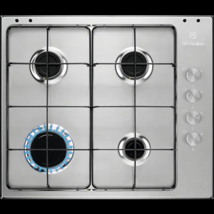 Electrolux Piano cottura a gas Serie 300 Slim side control 60cm EGS6404SX
