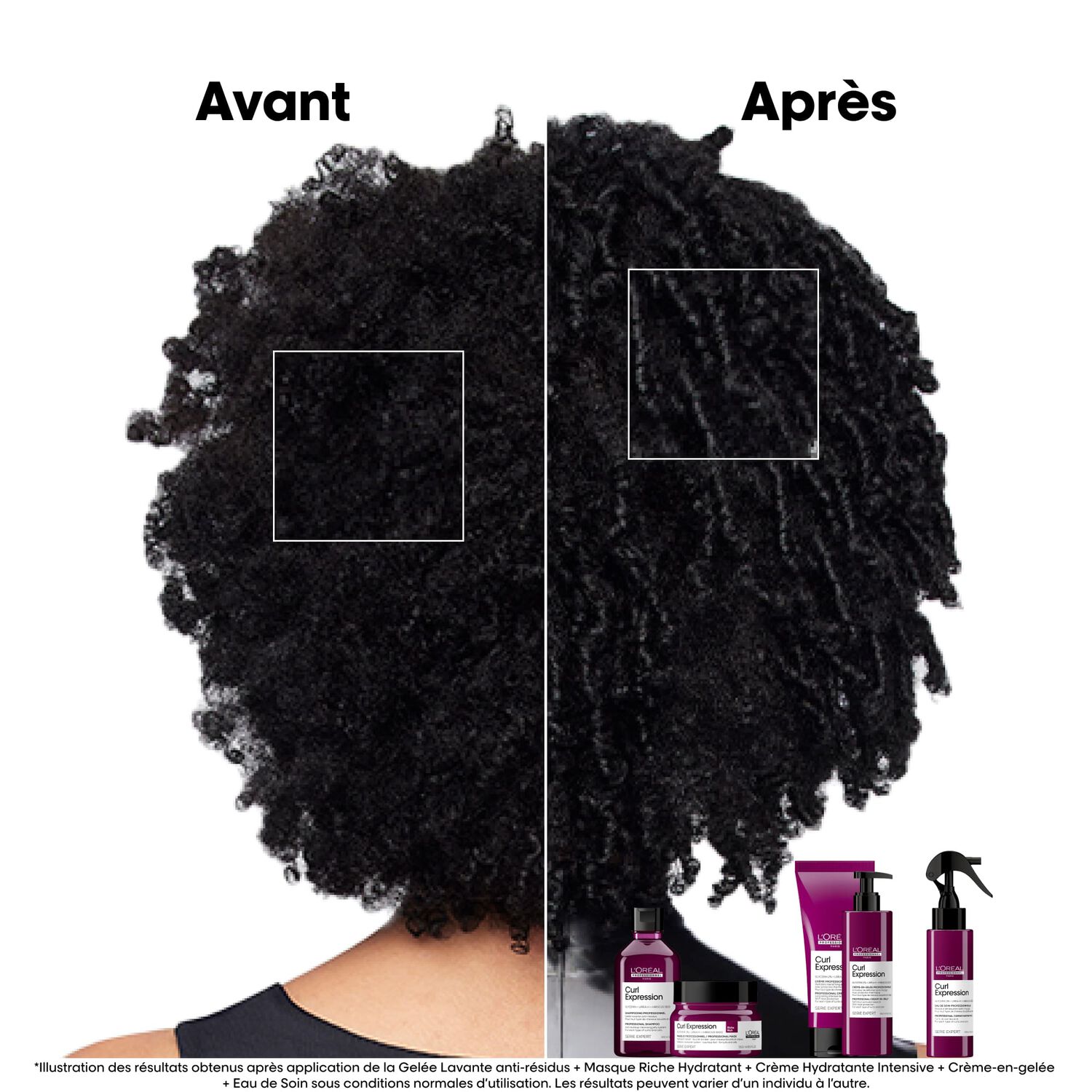 Série Expert Curl Expression - Masque Riche Hydratant Intensif - cheveux frisés à crépus 250ml