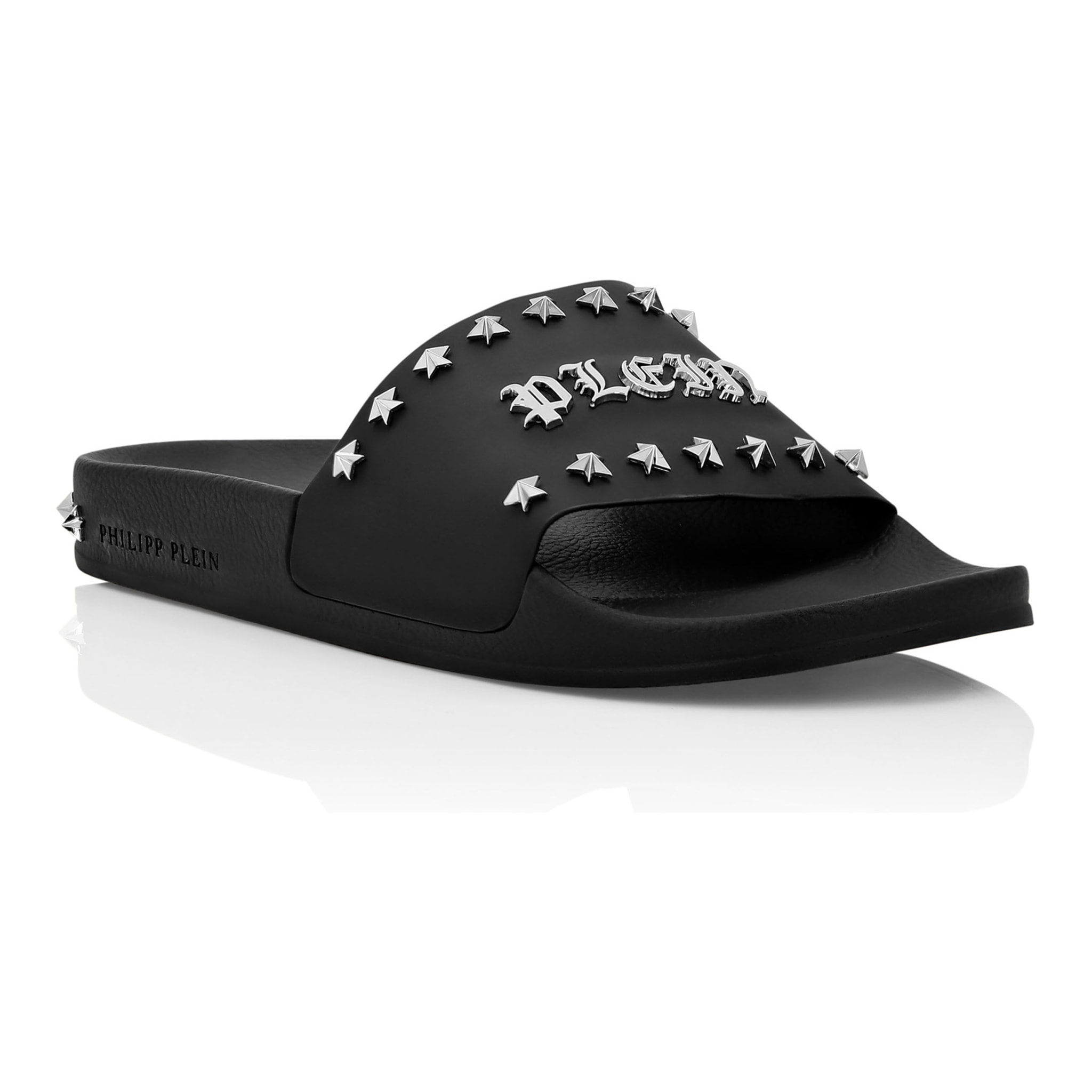 PHILIPP PLEIN Sandalias planas de goma GOTHIC PLEIN