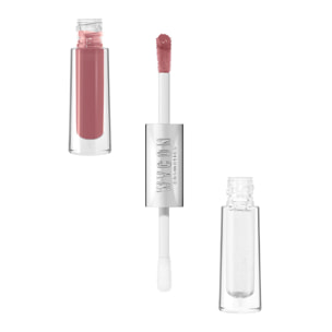 EXTRA DURABLE LIP DUO - LIQUID LIPSTICK + LIP GLOSS Rossetto liquido lunga durata con gloss lucido