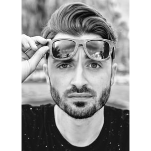 Gafas de sol OCEAN VENICE BEACH - De madera skate negro / Ahumada