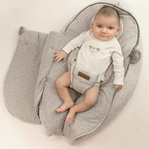 Coussin d'allaitement multifonction Nova - Gris Perle