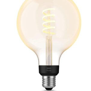 Ampoule LED connectée PHILIPS HUE White Ambiance E27 Globe G. Filament