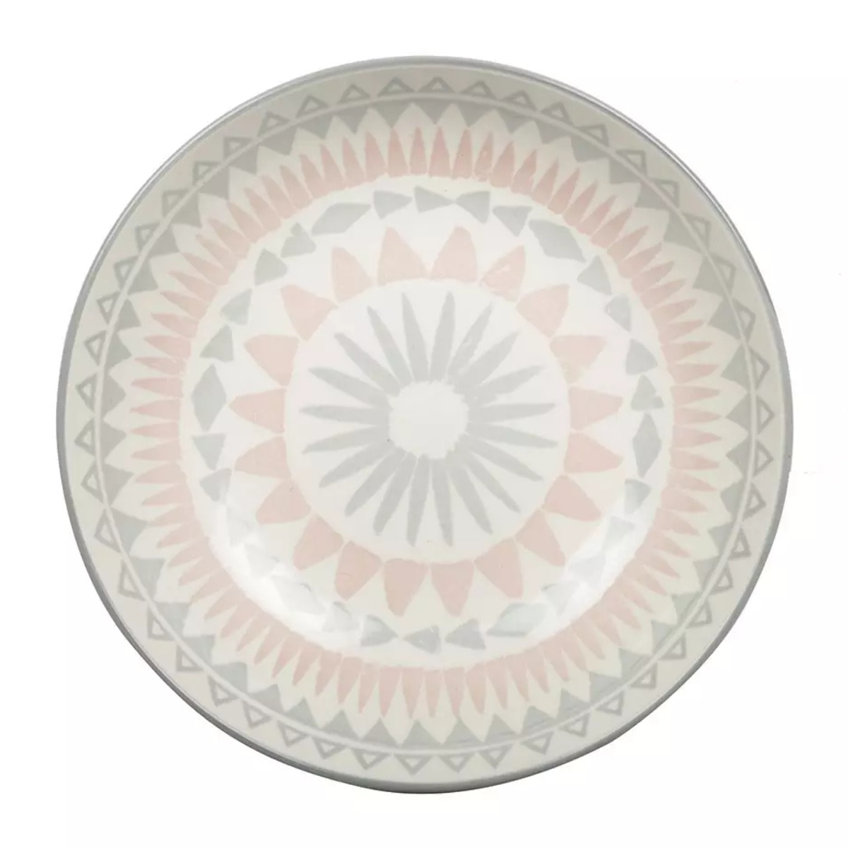 Lot de 6 Assiette creuse rose - coachella