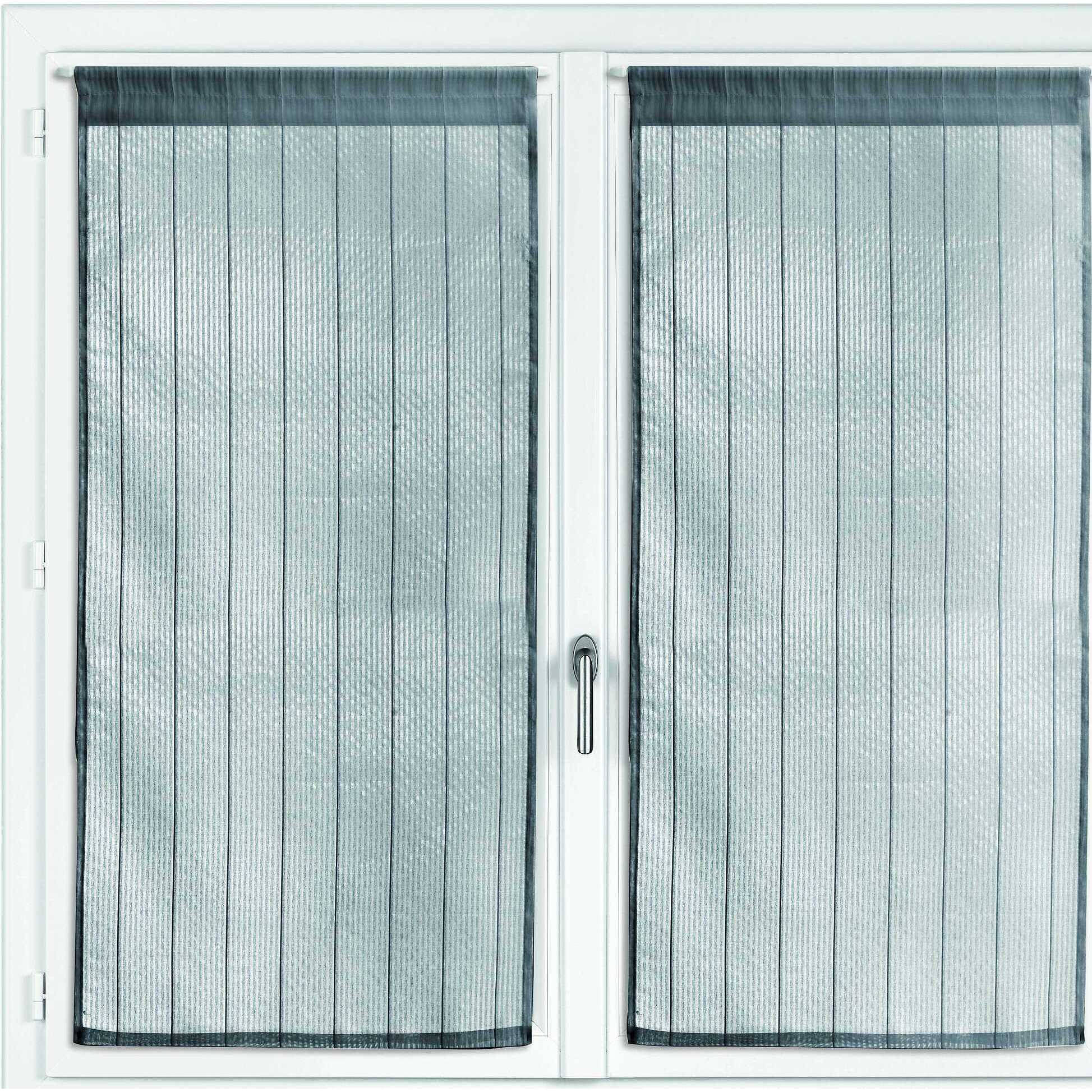 Lot de 2 Rideaux Voile Borsa