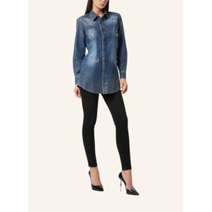PHILIPP PLEIN Camisa vaquera
