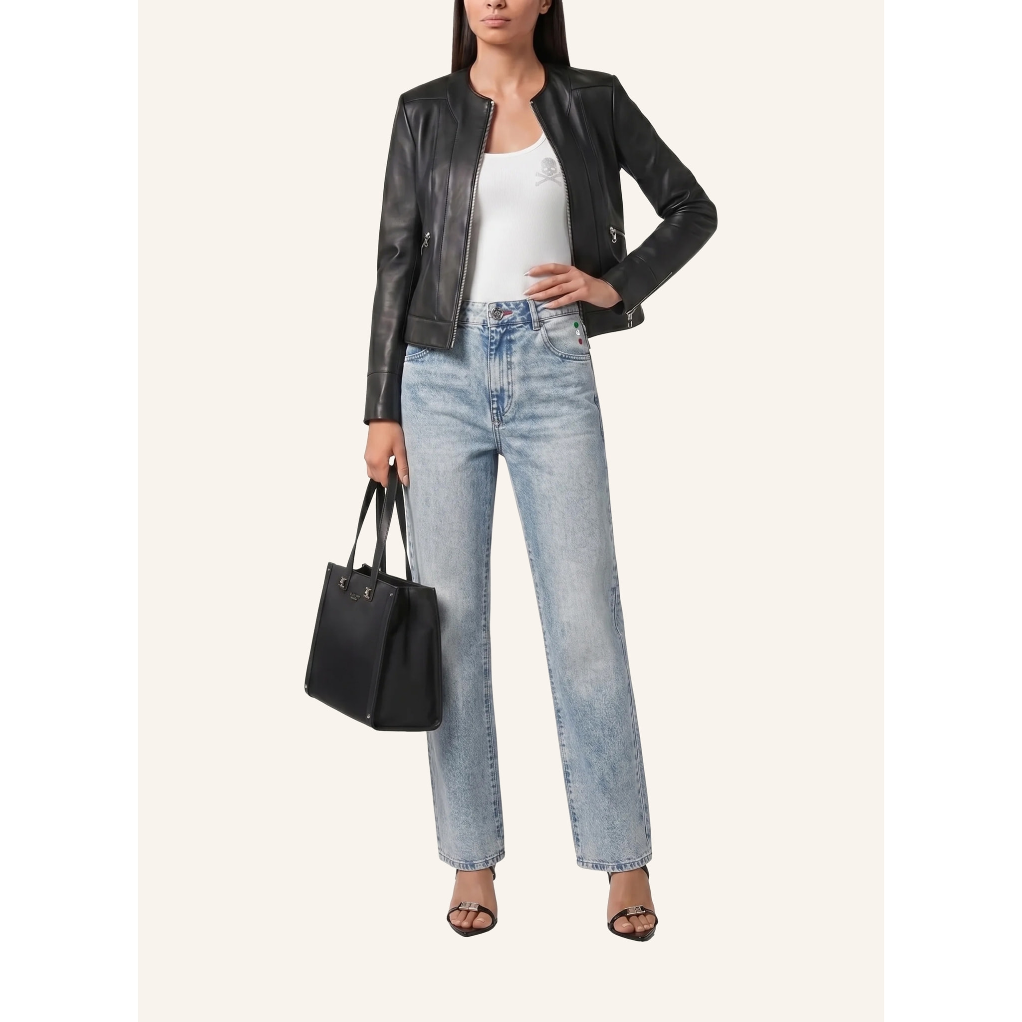 PHILIPP PLEIN Jeans dal taglio dritto BASIC