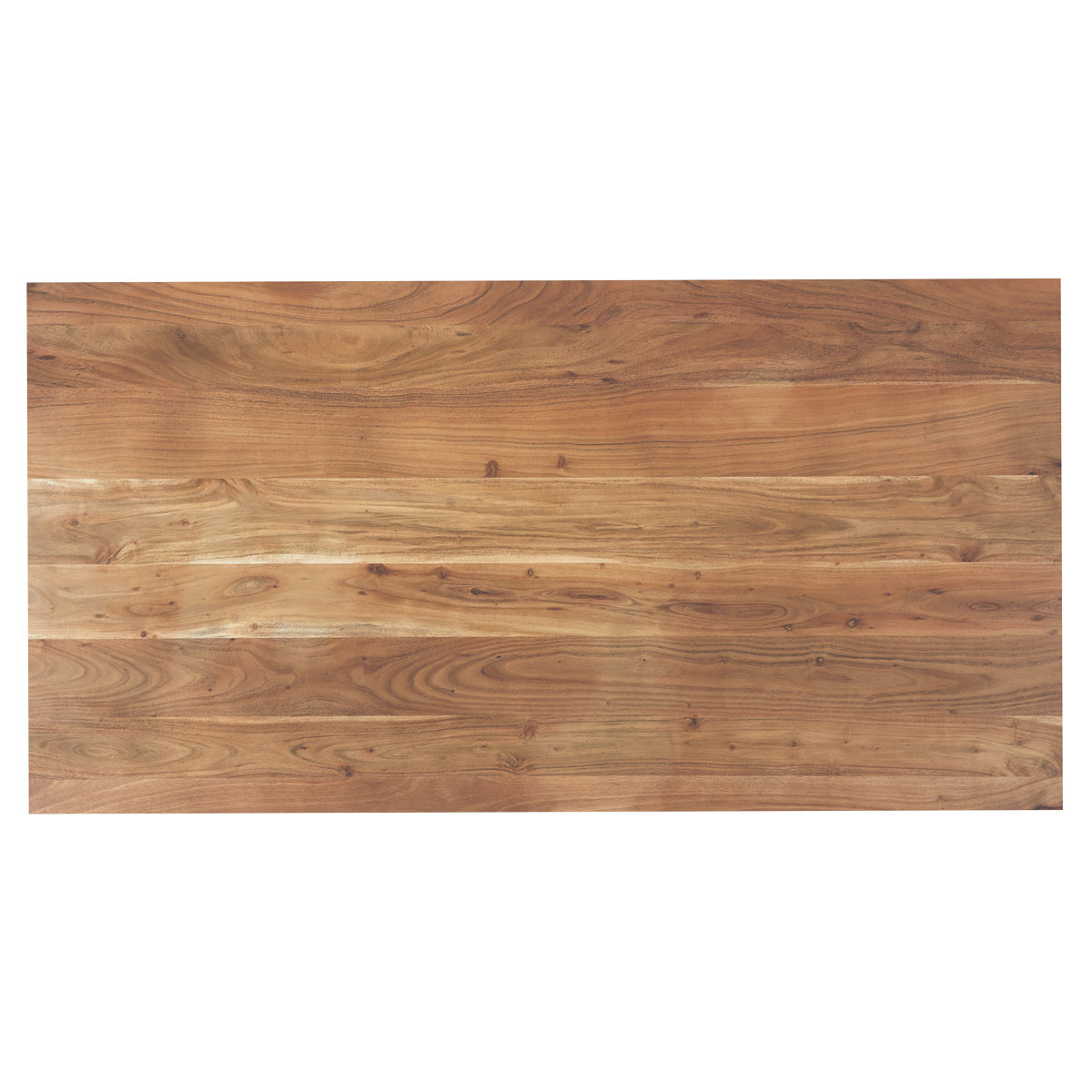 Table rectangulaire 6 personnes en bois d'acacia 175 cm - Pita
