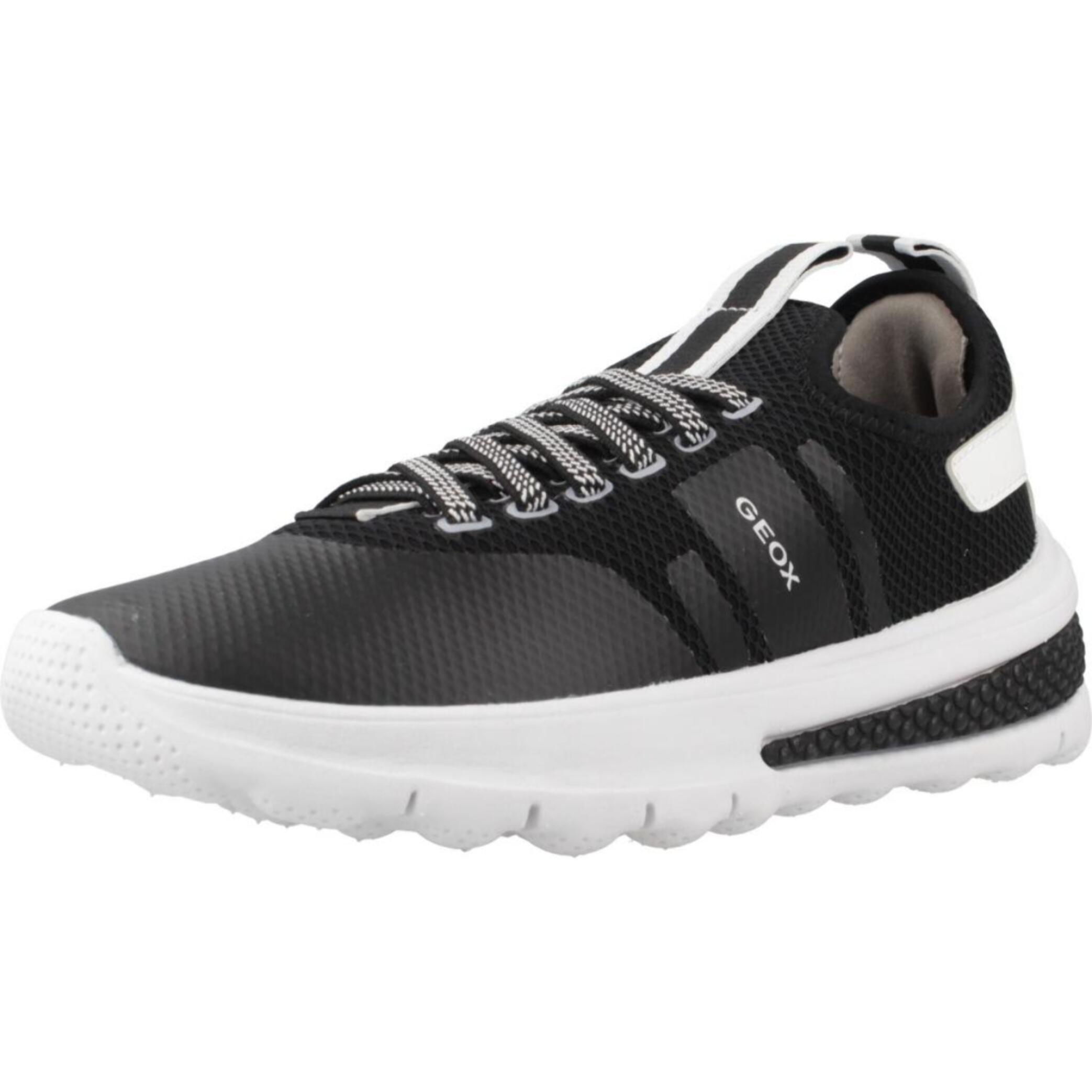 Zapatillas Niño de la marca GEOX  modelo J ACTIVART GIRL NEGRO