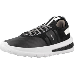 Zapatillas Niño de la marca GEOX  modelo J ACTIVART GIRL NEGRO