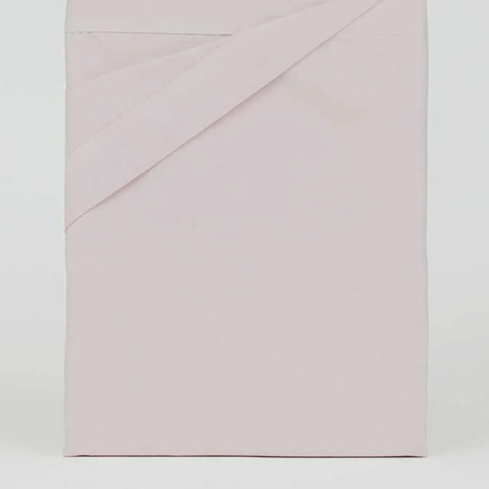 Juego de sábanas algodón rosa