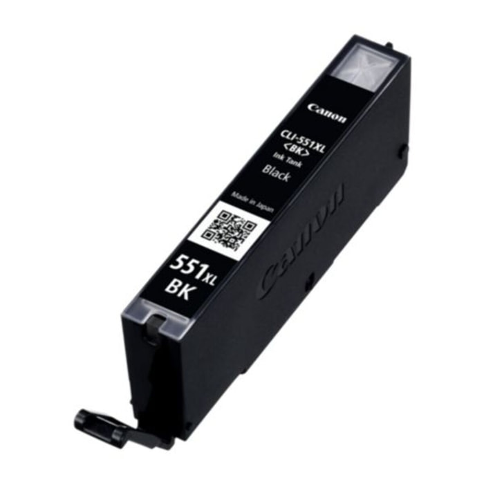 Cartouche d'encre CANON Originale CLI-551 XL Noire Photo Haute Capacité - 6444B001