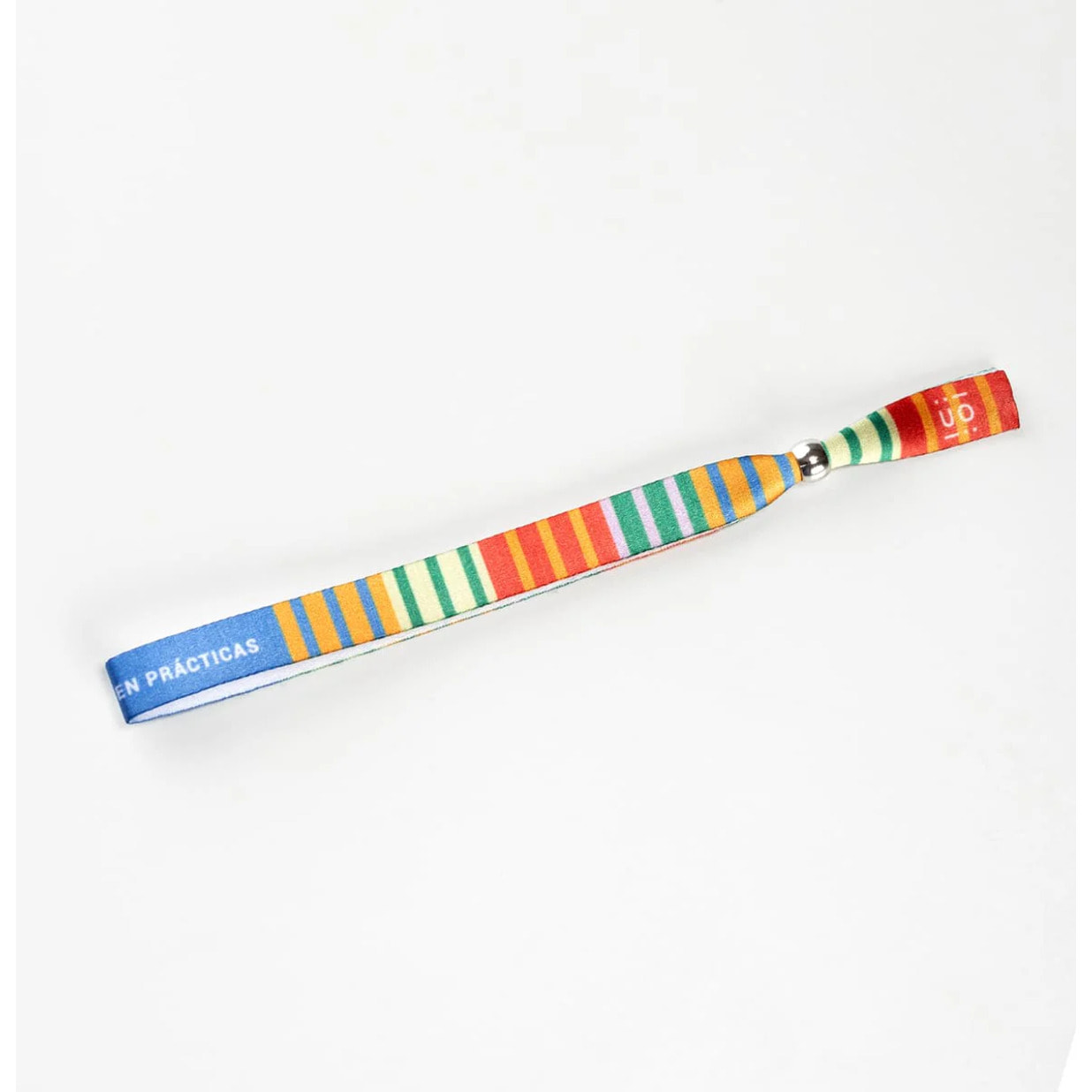 Pulsera de tela "Mejor profe en prácticas"