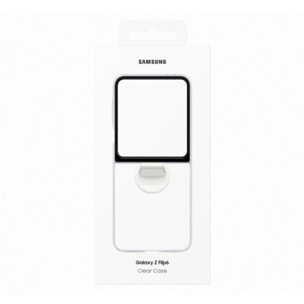 Coque SAMSUNG Z Flip6 transparente avec anneau