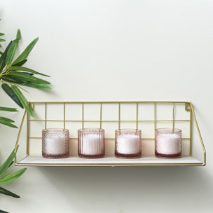 Etagere Rectangle Doree