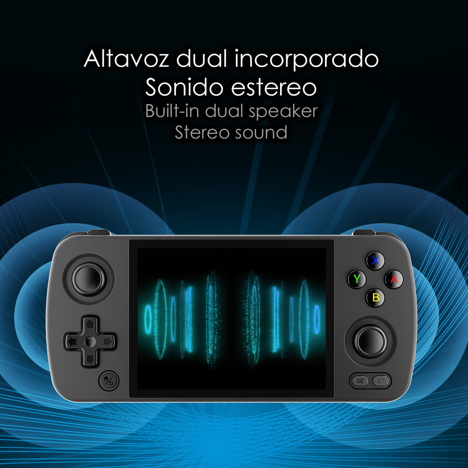 Console emulatore multipiattaforma RG405M. Touchscreen IPS da 4"; Android 12, Octa-Core 2.0GHz, WiFi, 128GB. +3000 giochi.