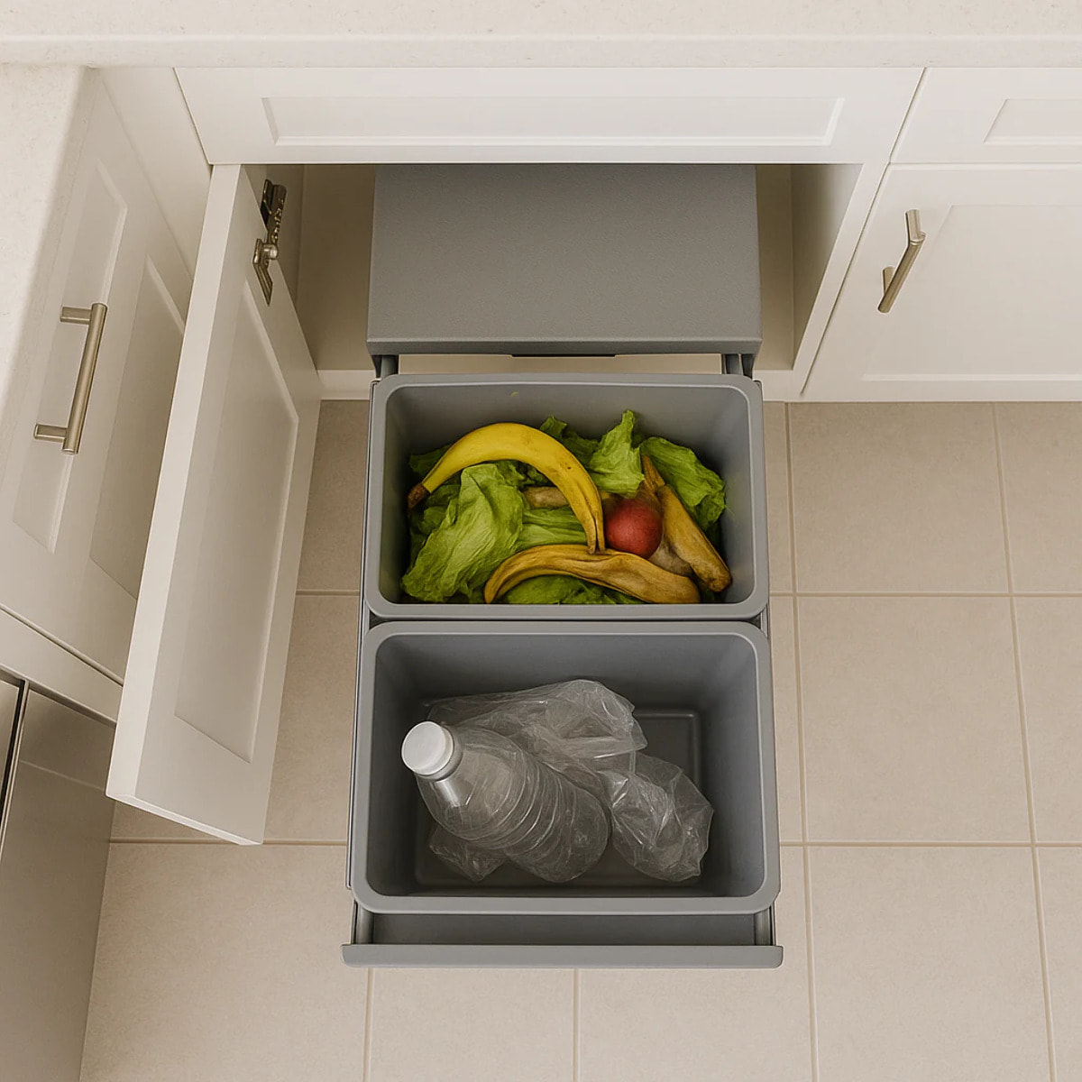 Poubelle encastrée coulissante HYPE 36L