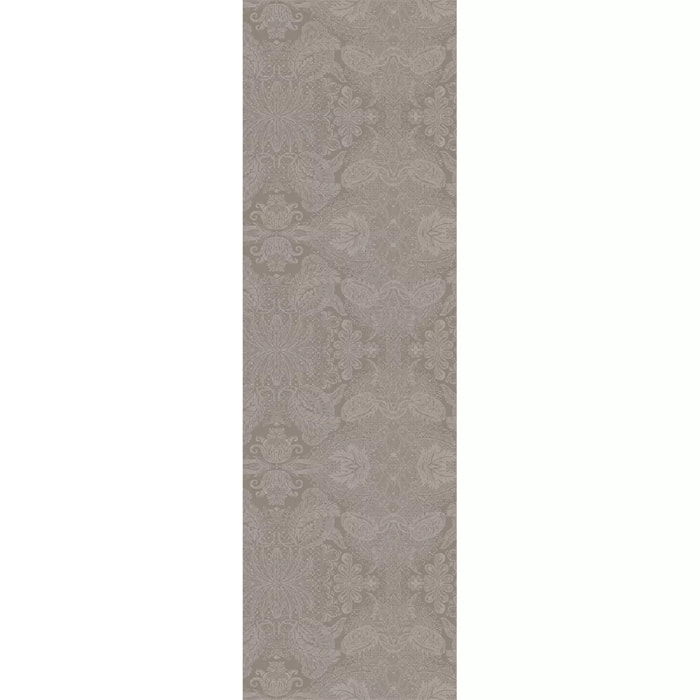 Chemin de table pur coton motif jacquard beige Mille isaphire beige