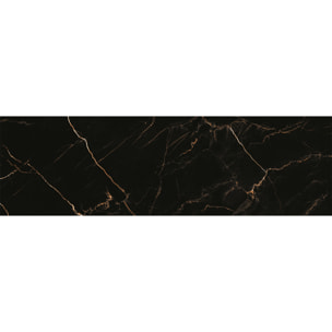 Sticker crédence adhésive - MARBRE NOIR CUIVRÉ - 60x200cm