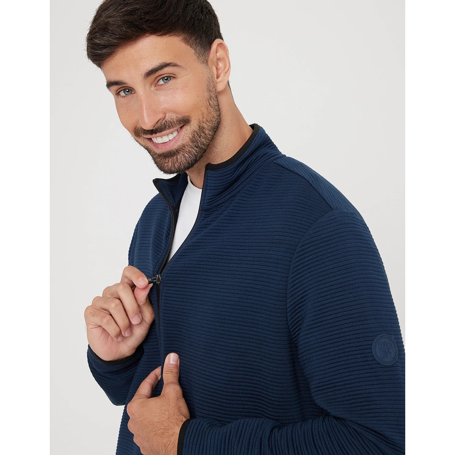 Chaqueta Cremallera Azul Marino - Tigio