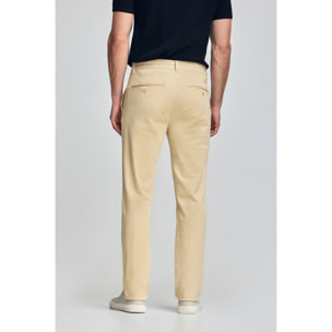 Pantalón chino Slim Moore color marfil