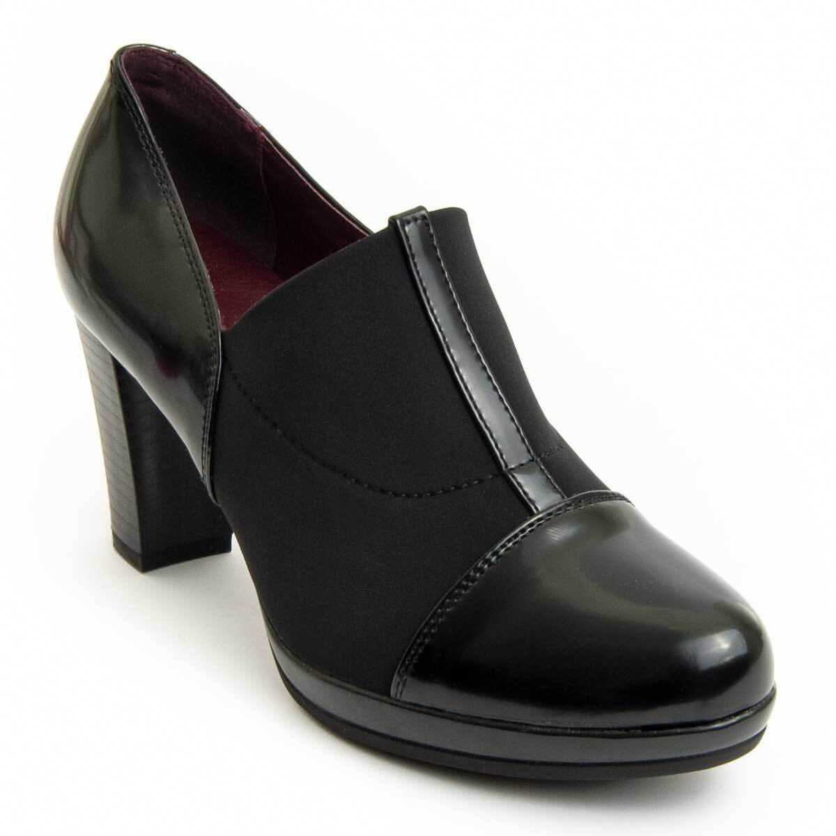 Zapato De Tacón - Negro - Altura: 8 Cm