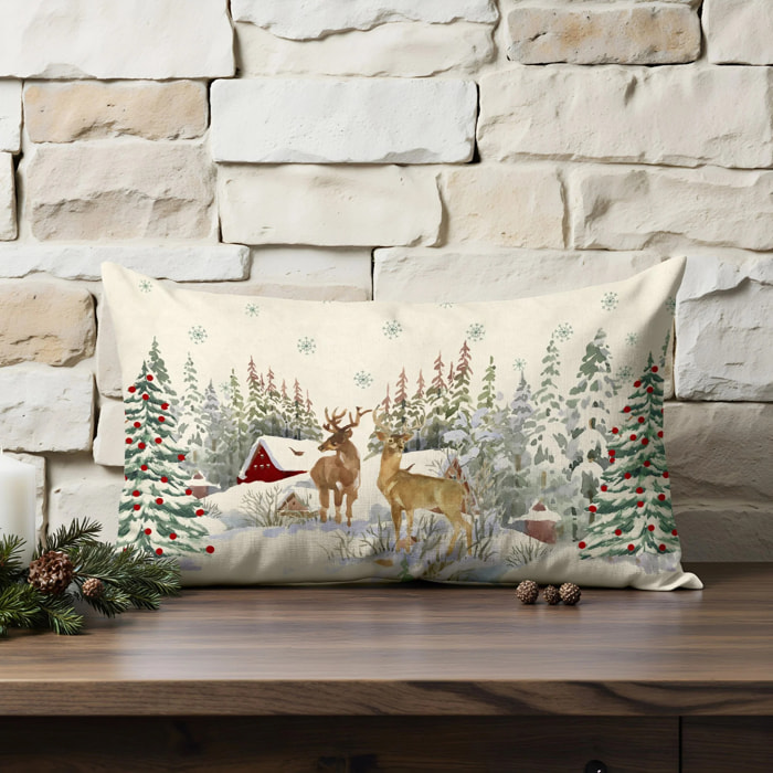 Housse de coussin 100% algodón Forest Fawn 30x50 cm