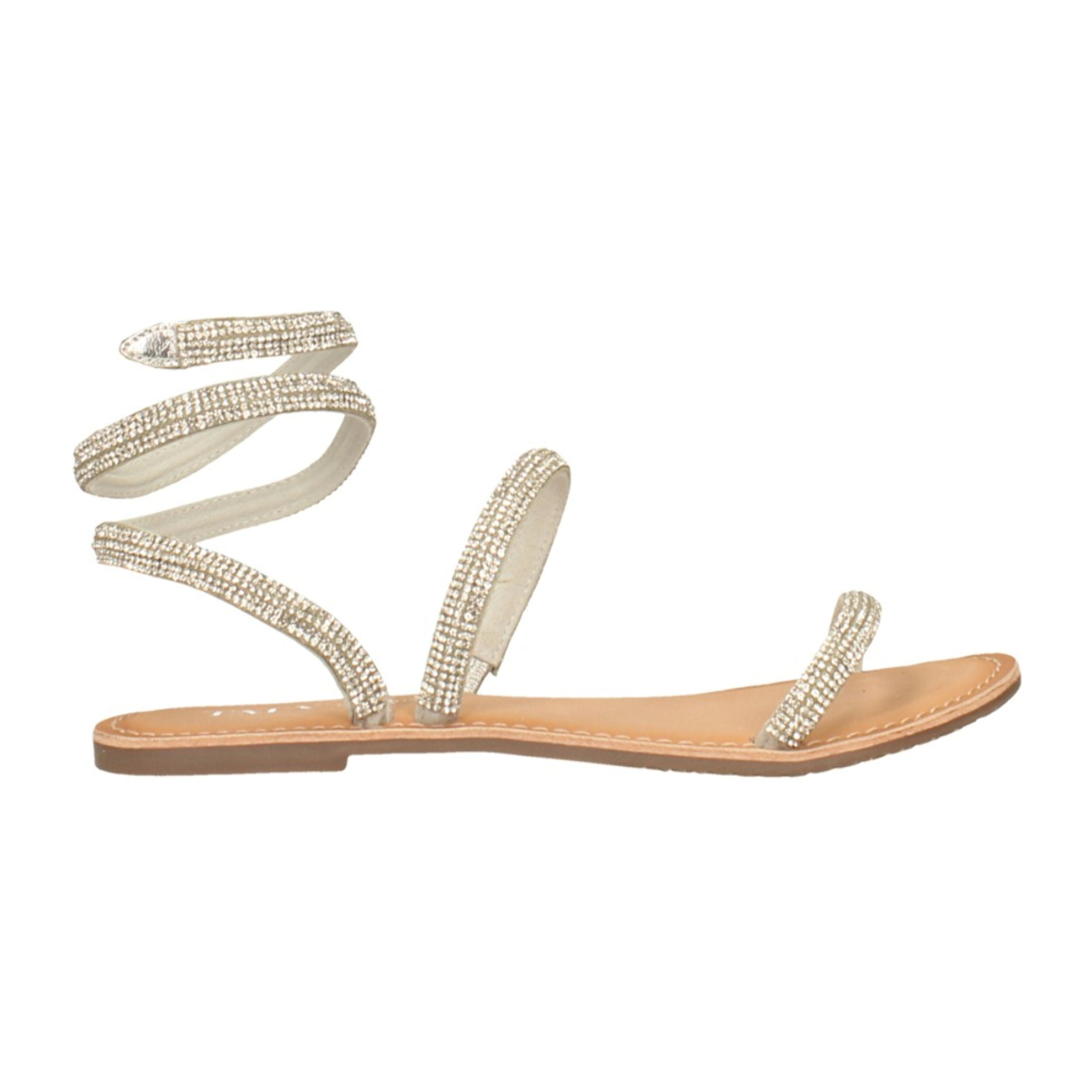 Sandali Donna Tata Italia Argentato