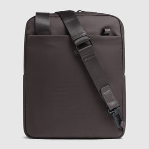 Piquadro Borsello porta iPad® in tessuto riciclato e pelle con protezione RFID