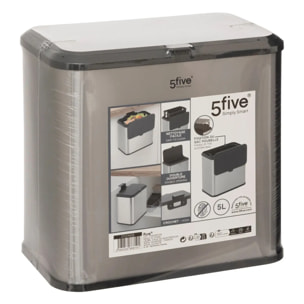 Poubelle à compost en inox 5L