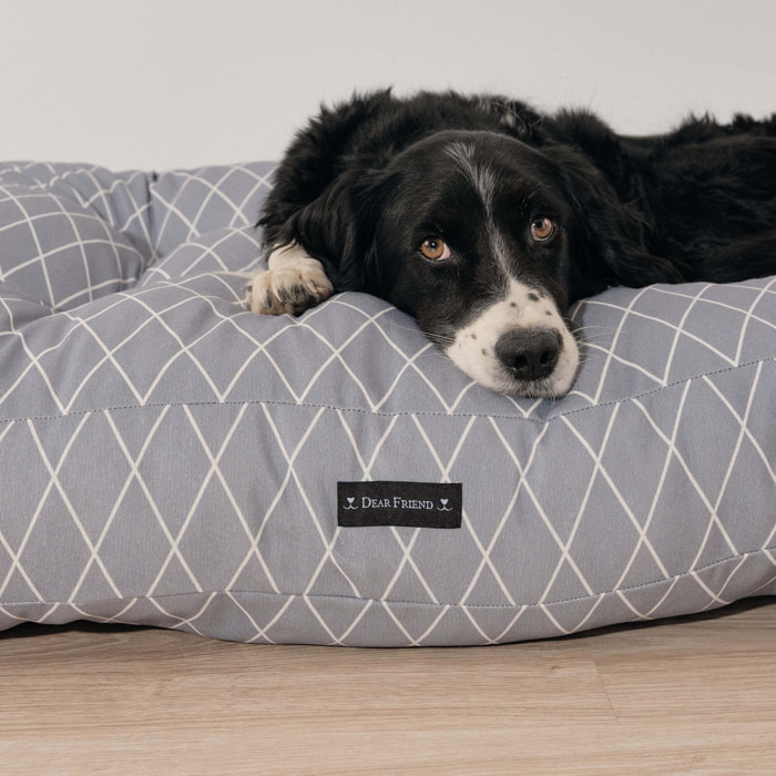 Lit épais et rembourré pour chiens et chats, 100 % coton anti-taches, pour animaux 0120-297