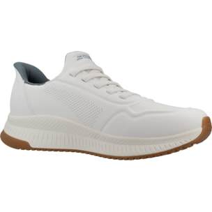 Sneakers De  Hombre Slip-ins Bobs Squad 4 - Direct Step Blanco