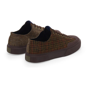 Superga - Sneakers Uomo Donna Marrone - 2432 WORKS WOOL PATCHWORK