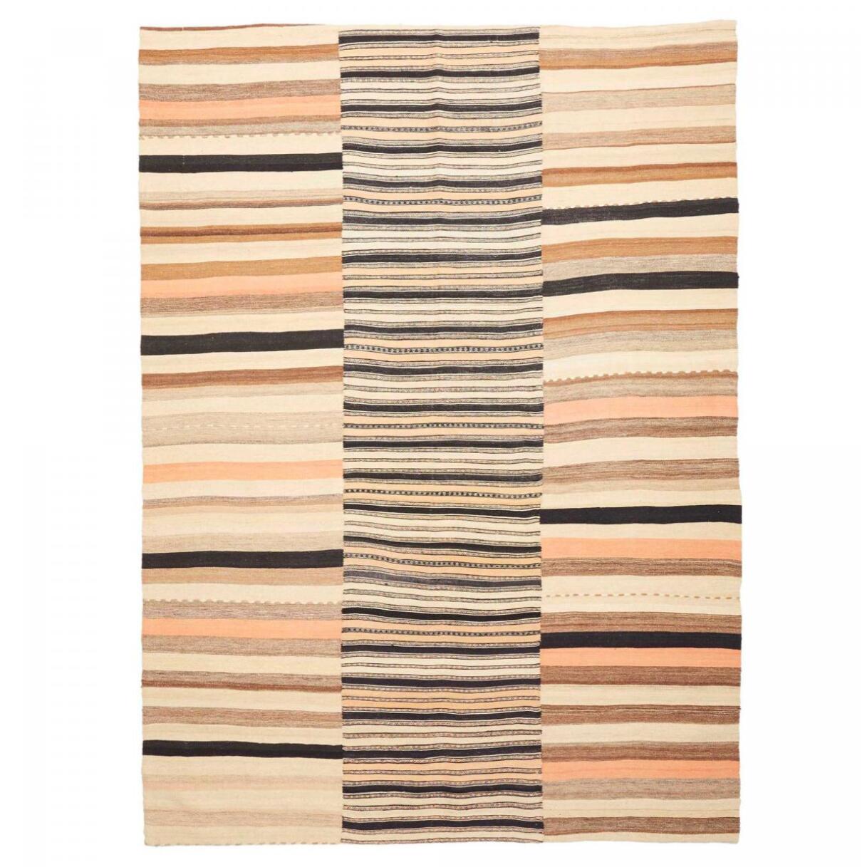 Authentique Tapis d'Orient kilim fait main en laine B 7