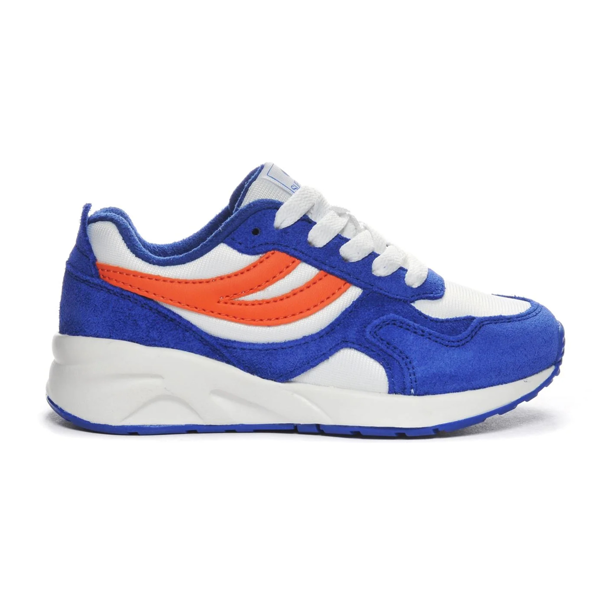 Sneakers Superga Bambino/a Blu 4073 Kids Training Poly Suede