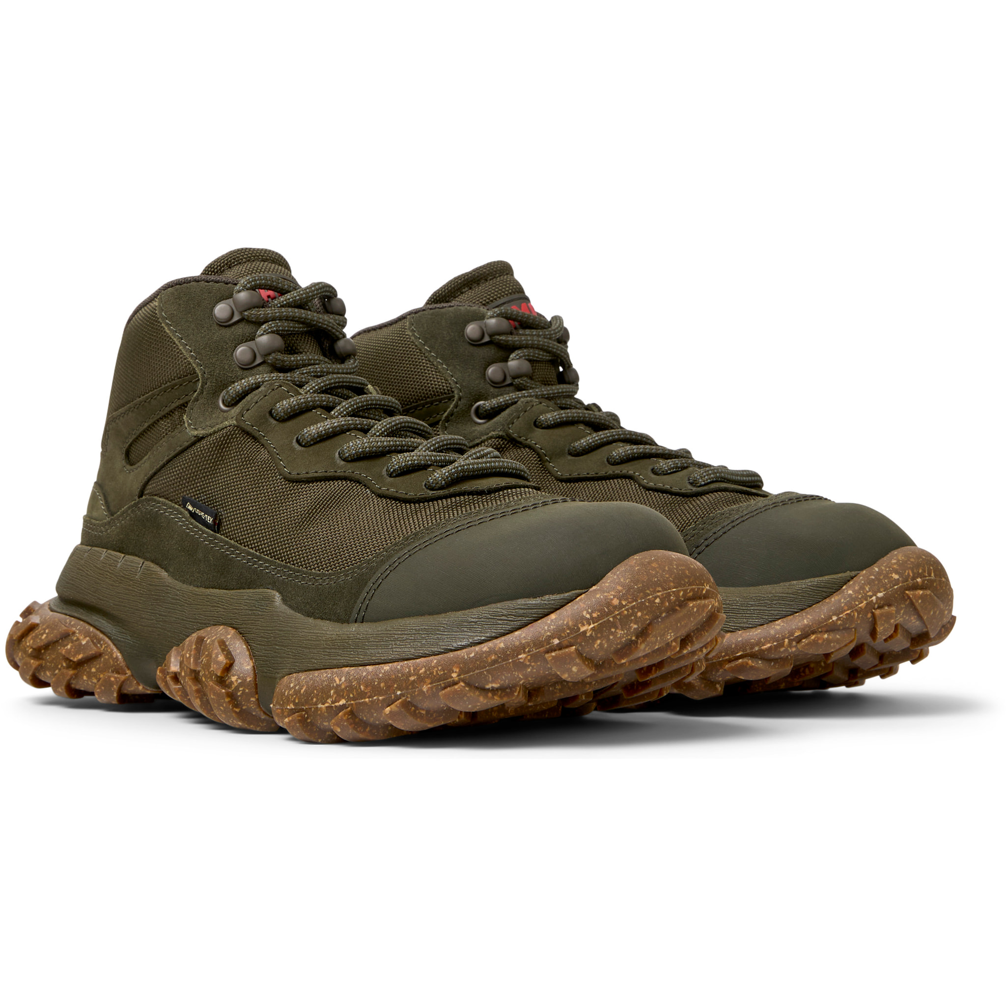 Sneaker-Bootie - CAMPER Karst Trek - Verde - Tessile tecnico