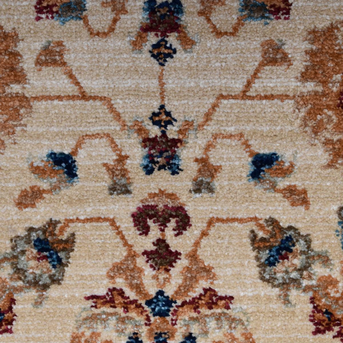 Tapis épais de 120x180 aux motif floraux traditionnels orientaux